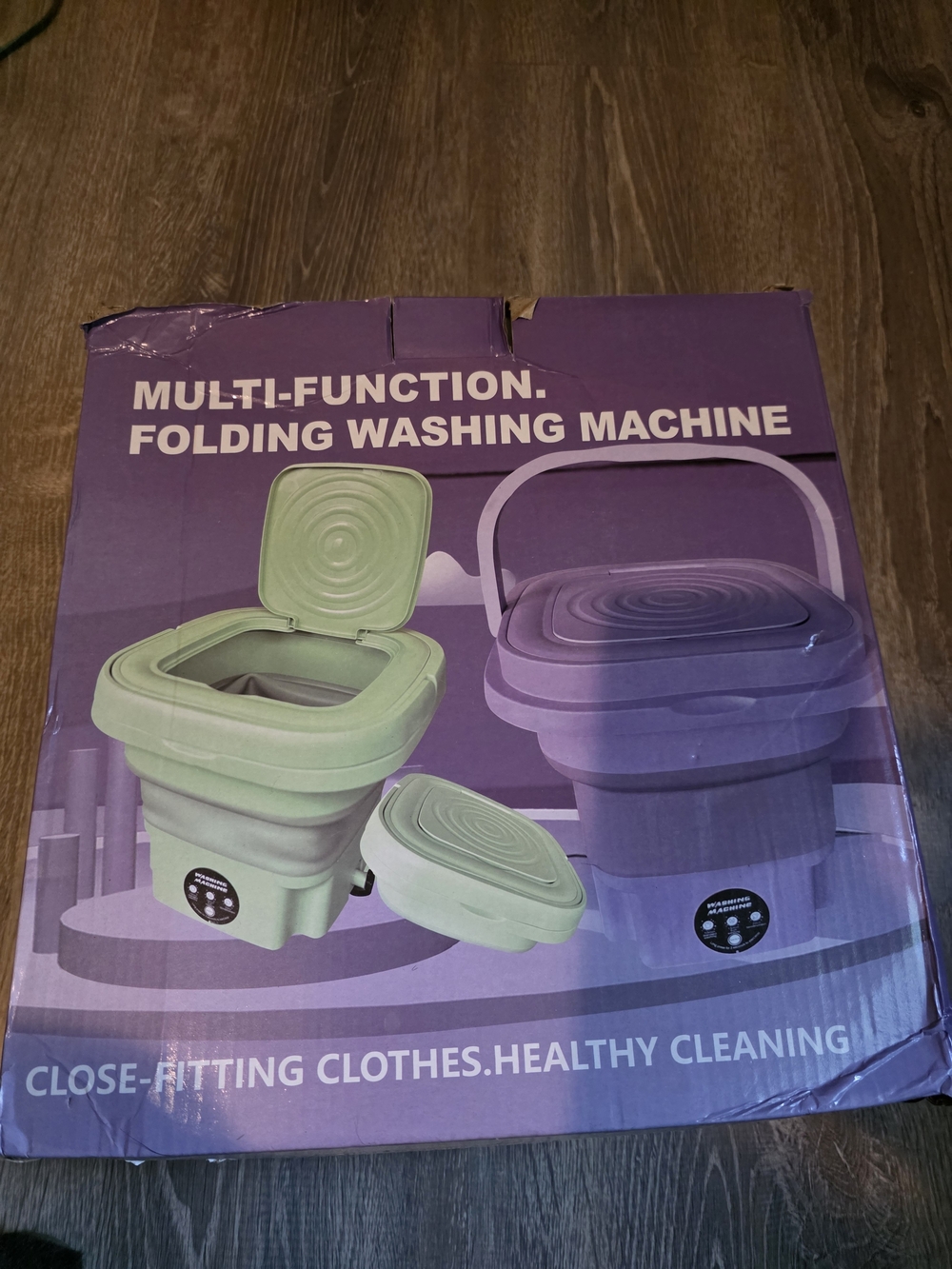 Multi-Function Folding Washing Machine - Purple